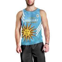 Custom Uruguay Football Men Tank Top 2024 Vamos La Celeste - Wonder Print Shop