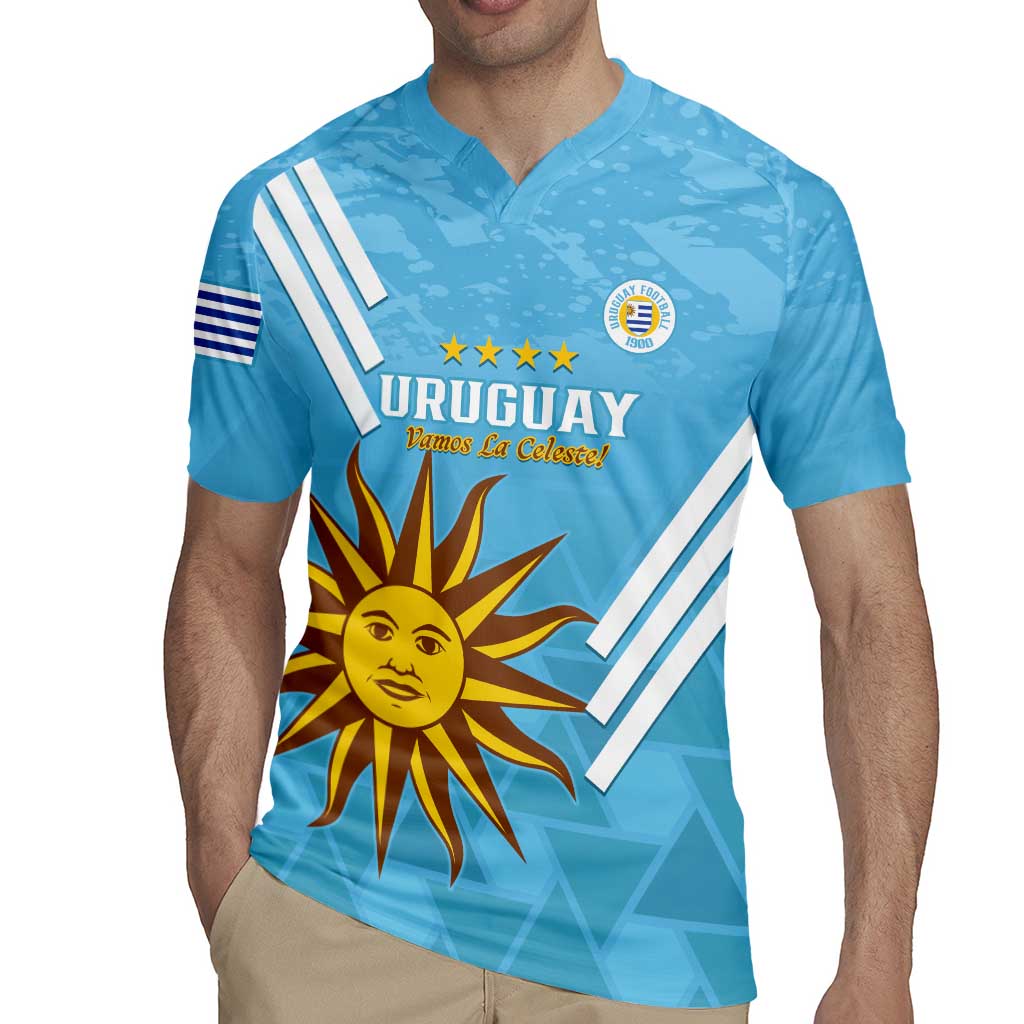 Custom Uruguay Football Rugby Jersey 2024 Vamos La Celeste - Wonder Print Shop