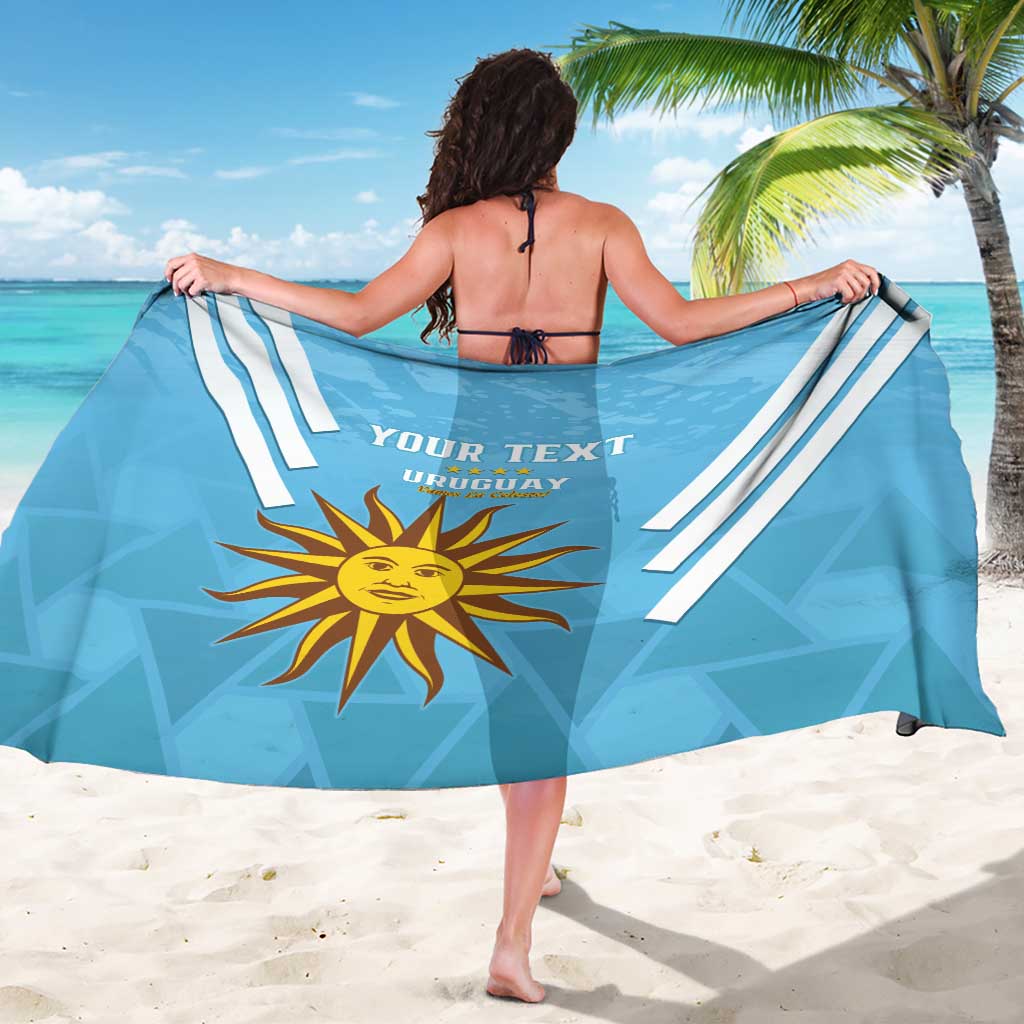 Custom Uruguay Football Sarong 2024 Vamos La Celeste - Wonder Print Shop