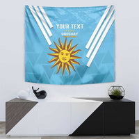 Custom Uruguay Football Tapestry 2024 Vamos La Celeste - Wonder Print Shop
