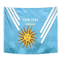 Custom Uruguay Football Tapestry 2024 Vamos La Celeste - Wonder Print Shop