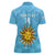 Custom Uruguay Football Women Polo Shirt 2024 Vamos La Celeste - Wonder Print Shop