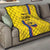 Custom Colombia Football Quilt 2024 Vamos La Tricolor - Yellow - Wonder Print Shop