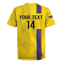 Custom Colombia Football Rugby Jersey 2024 Vamos La Tricolor - Yellow - Wonder Print Shop