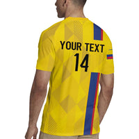 Custom Colombia Football Rugby Jersey 2024 Vamos La Tricolor - Yellow - Wonder Print Shop