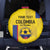 Custom Colombia Football Spare Tire Cover 2024 Vamos La Tricolor - Yellow - Wonder Print Shop