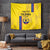 Custom Colombia Football Tapestry 2024 Vamos La Tricolor - Yellow - Wonder Print Shop