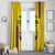 Custom Colombia Football Window Curtain 2024 Vamos La Tricolor - Yellow - Wonder Print Shop