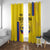 Custom Colombia Football Window Curtain 2024 Vamos La Tricolor - Yellow - Wonder Print Shop