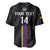 Custom Colombia Football Baseball Jersey 2024 Vamos La Tricolor - Black - Wonder Print Shop