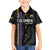 Custom Colombia Football Kid Hawaiian Shirt 2024 Vamos La Tricolor - Black - Wonder Print Shop