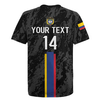 Custom Colombia Football Rugby Jersey 2024 Vamos La Tricolor - Black - Wonder Print Shop