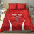Custom Chile Football Bedding Set 2024 Vamos La Roja - Red - Wonder Print Shop
