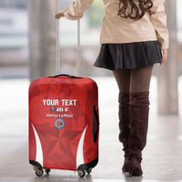Custom Chile Football Luggage Cover 2024 Vamos La Roja - Red - Wonder Print Shop