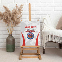 Custom Chile Football Canvas Wall Art 2024 Vamos La Roja - White - Wonder Print Shop