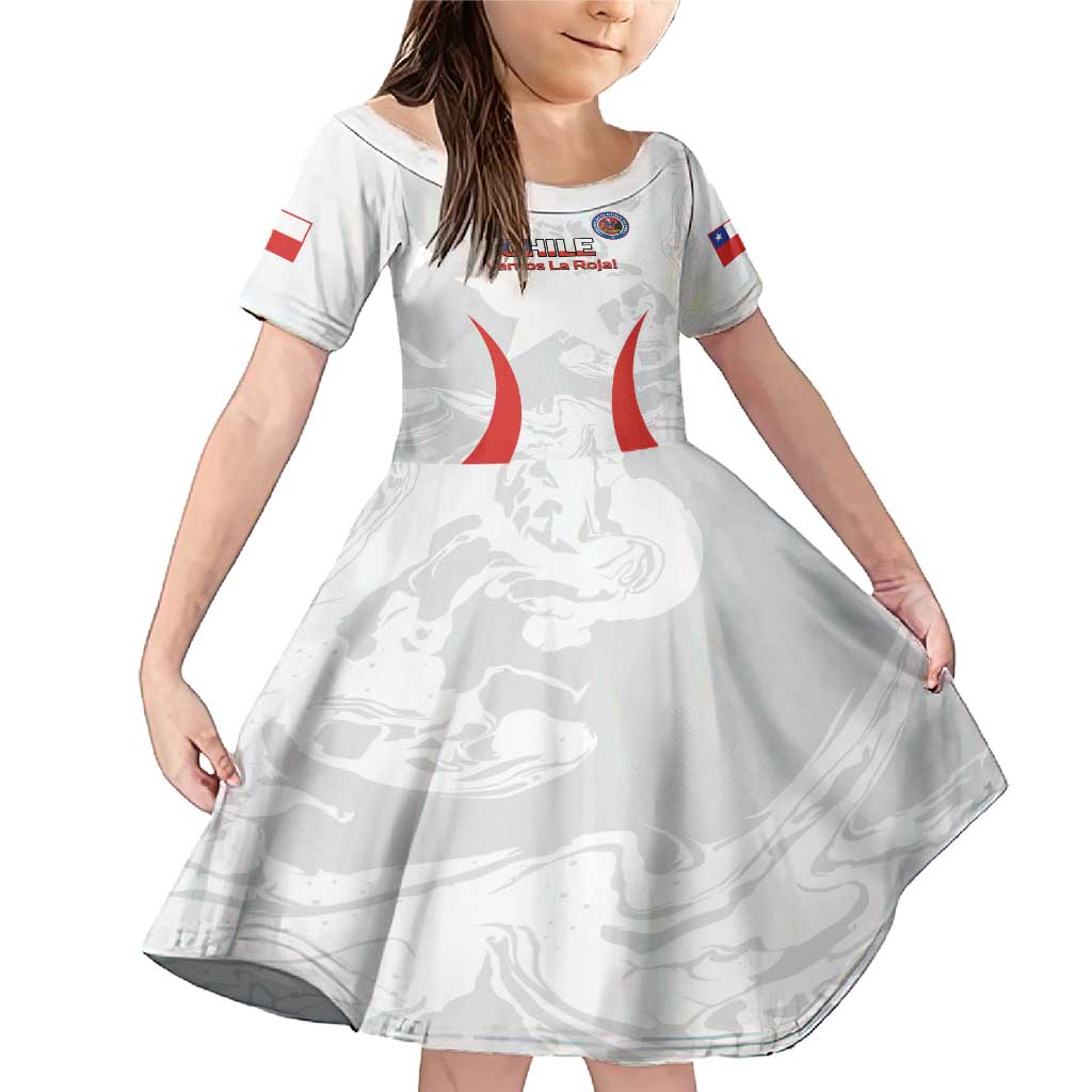 Custom Chile Football Family Matching Mermaid Dress and Hawaiian Shirt 2024 Vamos La Roja - White - Wonder Print Shop