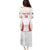 Custom Chile Football Puletasi 2024 Vamos La Roja - White - Wonder Print Shop