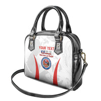 Custom Chile Football Shoulder Handbag 2024 Vamos La Roja - White