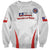 Custom Chile Football Sweatshirt 2024 Vamos La Roja - White - Wonder Print Shop
