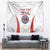Custom Chile Football Tapestry 2024 Vamos La Roja - White - Wonder Print Shop