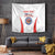 Custom Chile Football Tapestry 2024 Vamos La Roja - White - Wonder Print Shop
