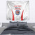 Custom Chile Football Tapestry 2024 Vamos La Roja - White - Wonder Print Shop