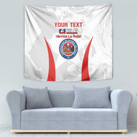 Custom Chile Football Tapestry 2024 Vamos La Roja - White - Wonder Print Shop
