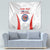 Custom Chile Football Tapestry 2024 Vamos La Roja - White - Wonder Print Shop
