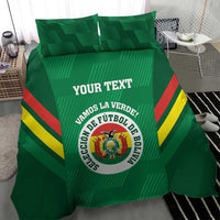 Custom Bolivia Football Bedding Set 2024 Vamos La Verde - Green - Wonder Print Shop