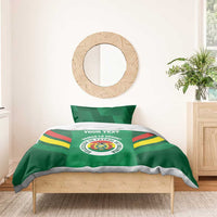 Custom Bolivia Football Bedding Set 2024 Vamos La Verde - Green - Wonder Print Shop