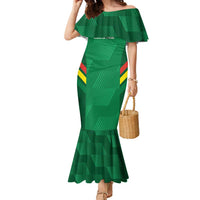 Custom Bolivia Football Family Matching Mermaid Dress and Hawaiian Shirt 2024 Vamos La Verde - Green - Wonder Print Shop