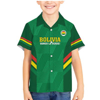 Custom Bolivia Football Family Matching Mermaid Dress and Hawaiian Shirt 2024 Vamos La Verde - Green - Wonder Print Shop