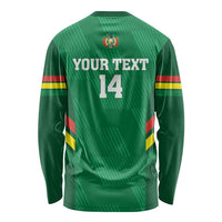 Custom Bolivia Football Long Sleeve Shirt 2024 Vamos La Verde - Green - Wonder Print Shop