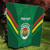 Custom Bolivia Football Quilt 2024 Vamos La Verde - Green - Wonder Print Shop