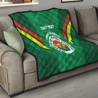 Custom Bolivia Football Quilt 2024 Vamos La Verde - Green - Wonder Print Shop
