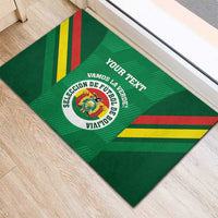 Custom Bolivia Football Rubber Doormat 2024 Vamos La Verde - Green - Wonder Print Shop