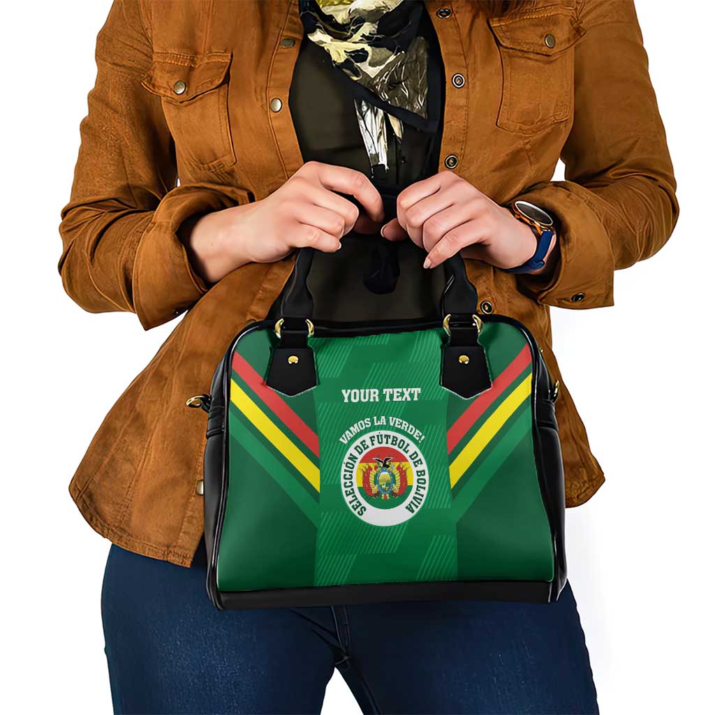 Custom Bolivia Football Shoulder Handbag 2024 Vamos La Verde - Green