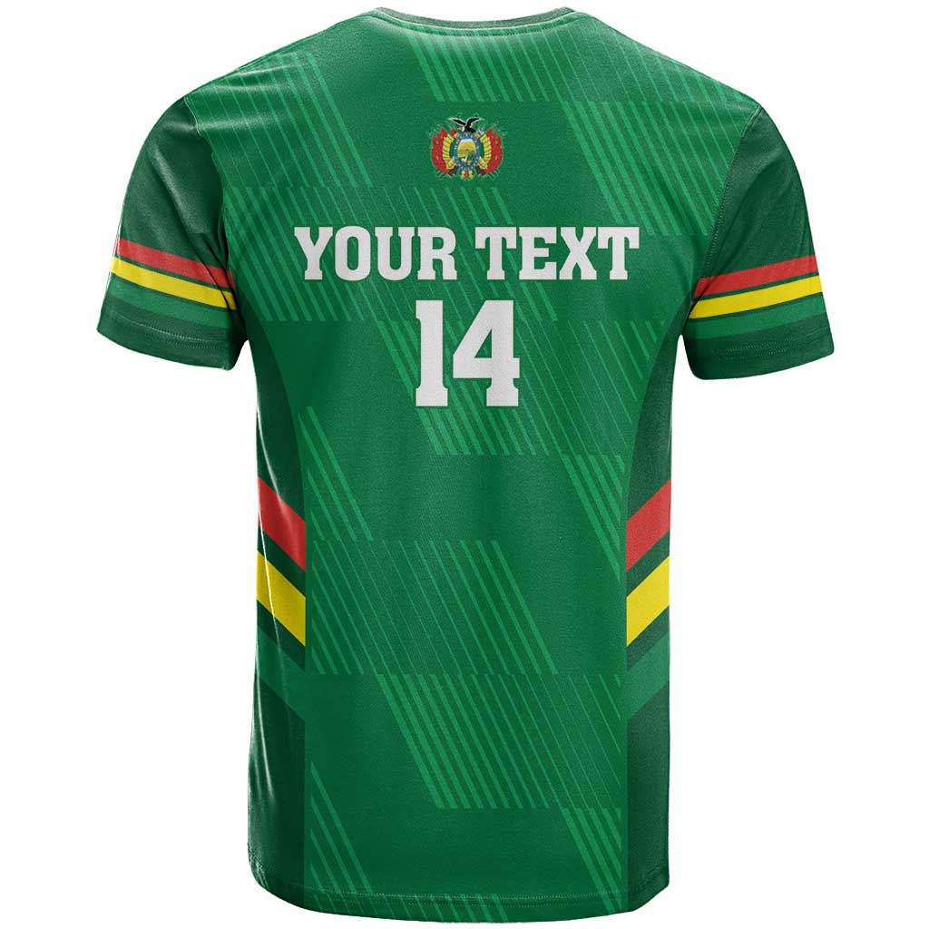 Custom Bolivia Football T Shirt 2024 Vamos La Verde - Green - Wonder Print Shop