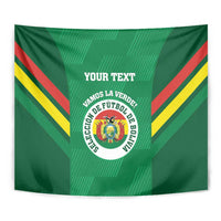 Custom Bolivia Football Tapestry 2024 Vamos La Verde - Green - Wonder Print Shop
