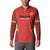 Custom Bolivia Football Button Sweatshirt 2024 Vamos La Verde - Red - Wonder Print Shop