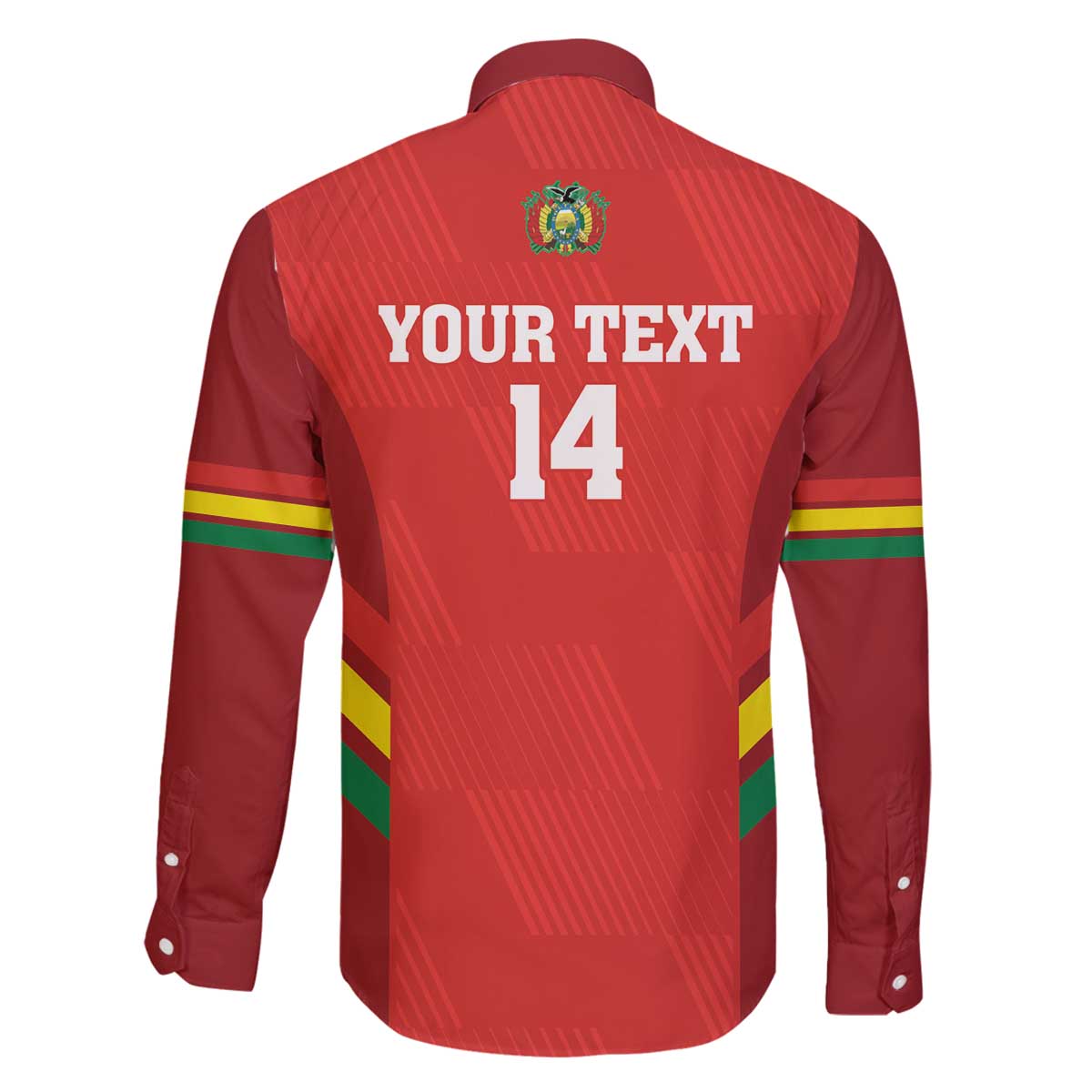 Custom Bolivia Football Family Matching Off The Shoulder Long Sleeve Dress and Hawaiian Shirt 2024 Vamos La Verde - Red - Wonder Print Shop