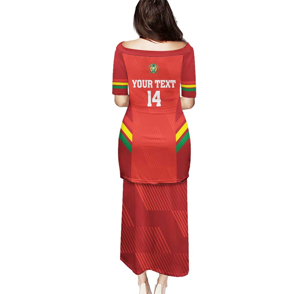 Custom Bolivia Football Puletasi 2024 Vamos La Verde - Red - Wonder Print Shop