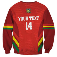 Custom Bolivia Football Sweatshirt 2024 Vamos La Verde - Red - Wonder Print Shop
