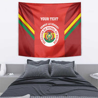 Custom Bolivia Football Tapestry 2024 Vamos La Verde - Red - Wonder Print Shop