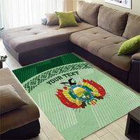 Custom La Verde Bolivia Football Area Rug Est 1926 Newest Version - Wonder Print Shop