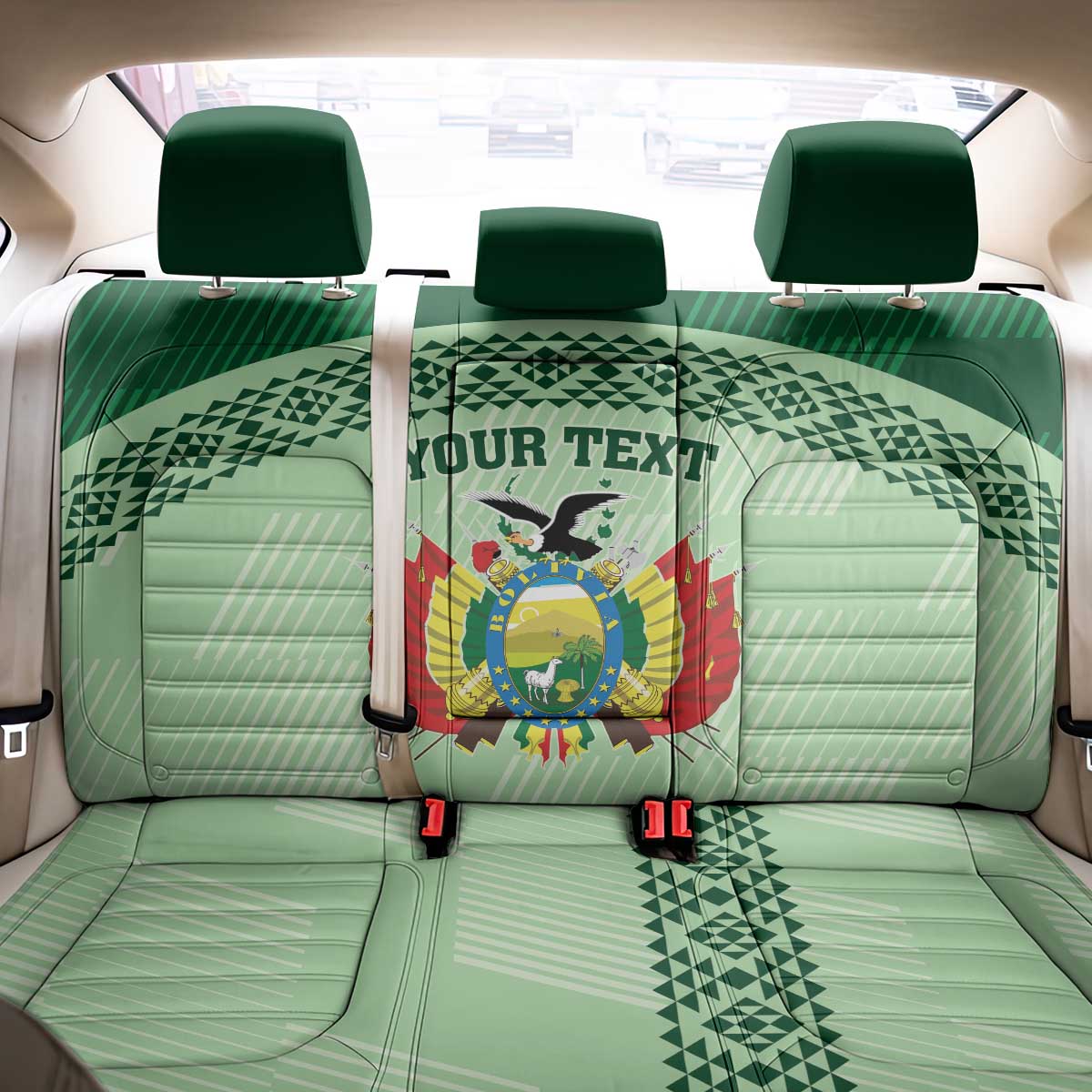 Custom La Verde Bolivia Football Back Car Seat Cover Est 1926 Newest Version - Wonder Print Shop