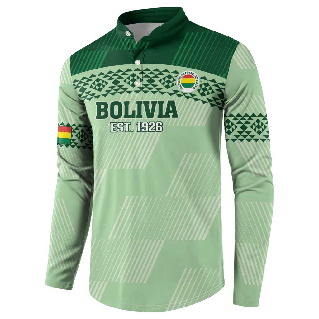 Custom La Verde Bolivia Football Button Sweatshirt Est 1926 Newest Version - Wonder Print Shop