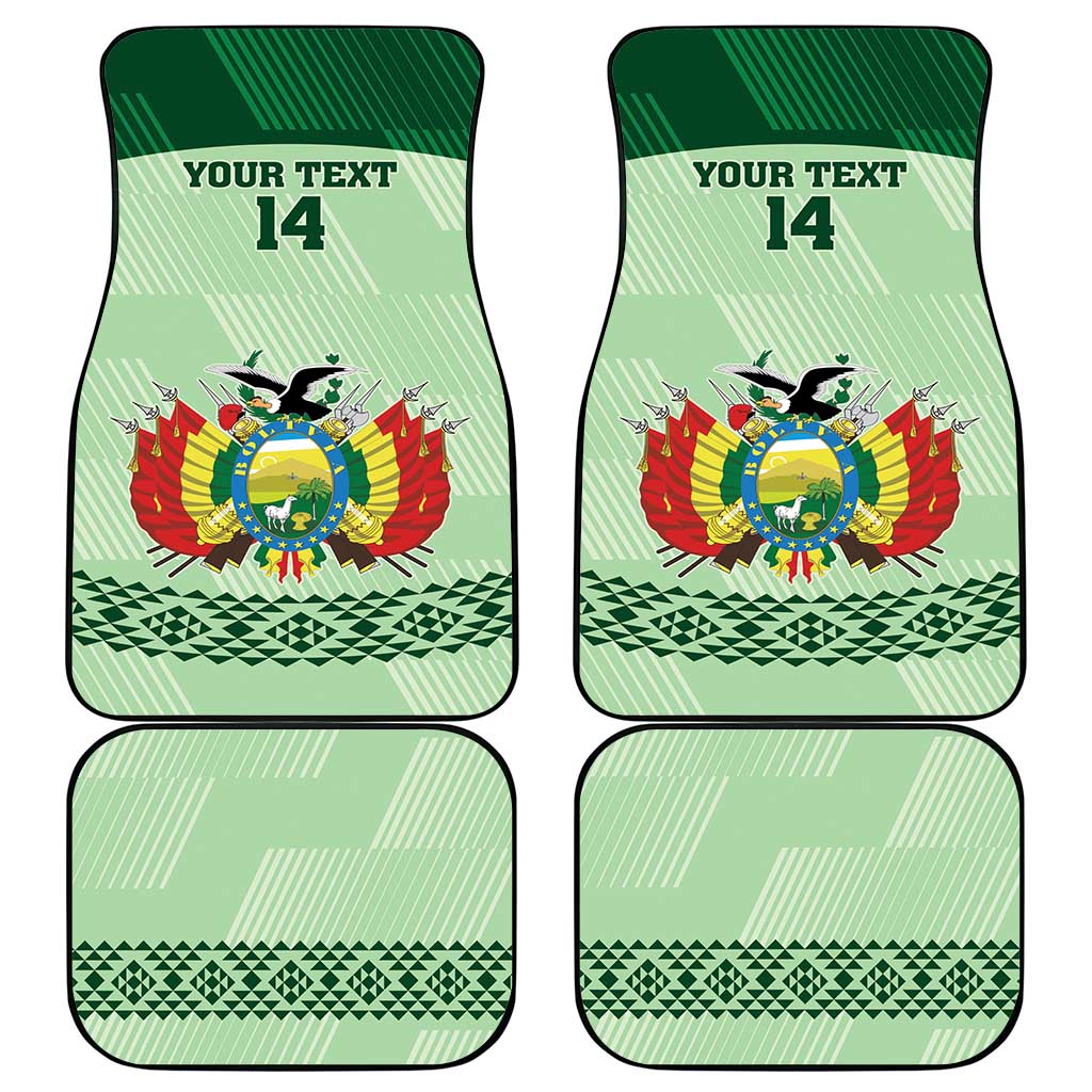 Custom La Verde Bolivia Football Car Mats Est 1926 Newest Version - Wonder Print Shop