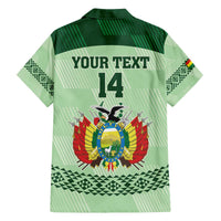 Custom La Verde Bolivia Football Family Matching Off The Shoulder Long Sleeve Dress and Hawaiian Shirt Est 1926 Newest Version - Wonder Print Shop