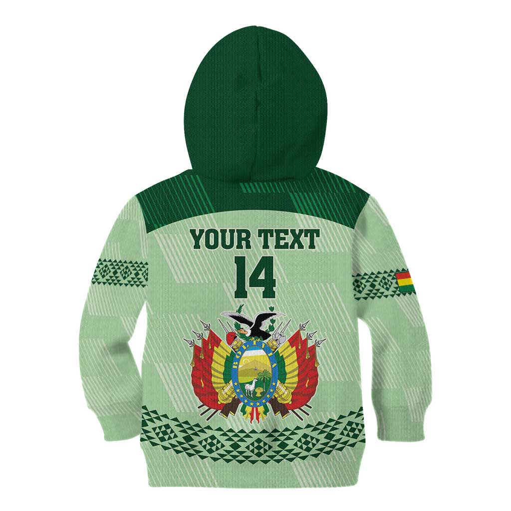 Custom La Verde Bolivia Football Kid Hoodie Est 1926 Newest Version - Wonder Print Shop